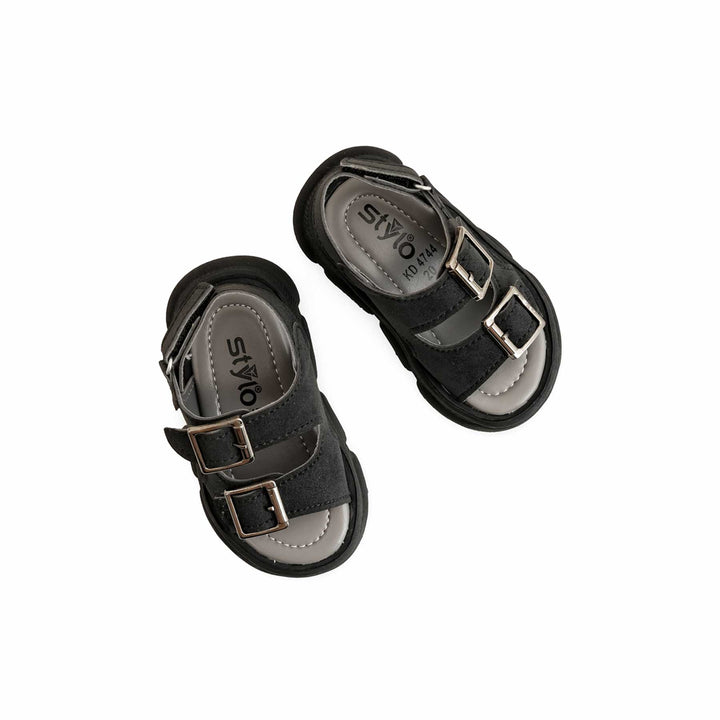 Boys Black Formal Sandal KD4744