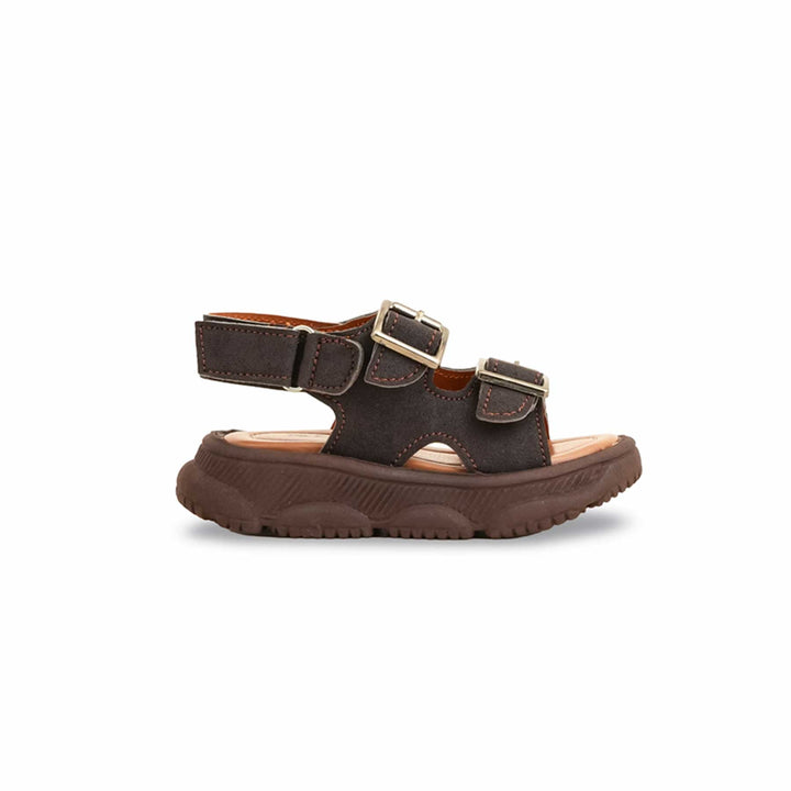 Boys Brown Formal Sandal Kd4744