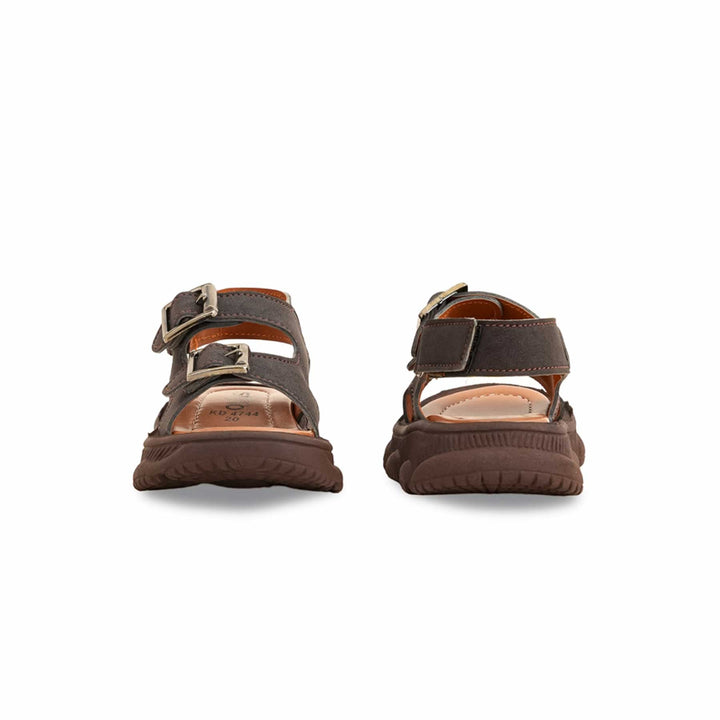 Boys Brown Formal Sandal Kd4744