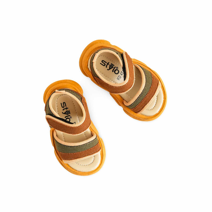 Boys Brown Formal Sandal KD4747