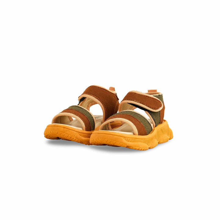 Boys Brown Formal Sandal KD4747