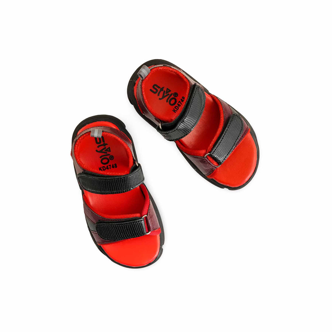 Boys Red Formal Sandal KD4748