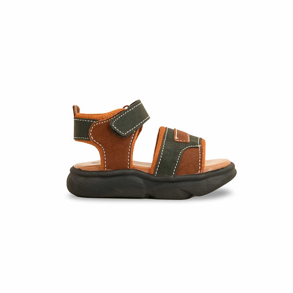 Boys Brown Formal Sandal KD4749