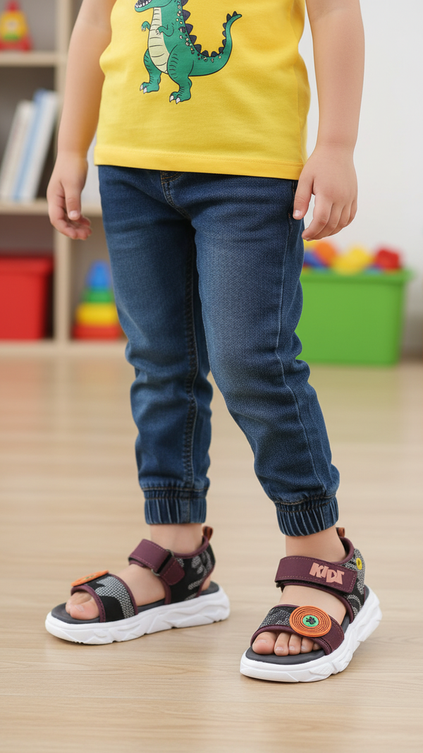 Boys Coffee Casual Sandal KD4755