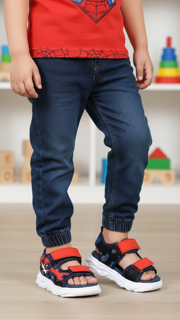 Boys Navy Casual Sandal KD4757