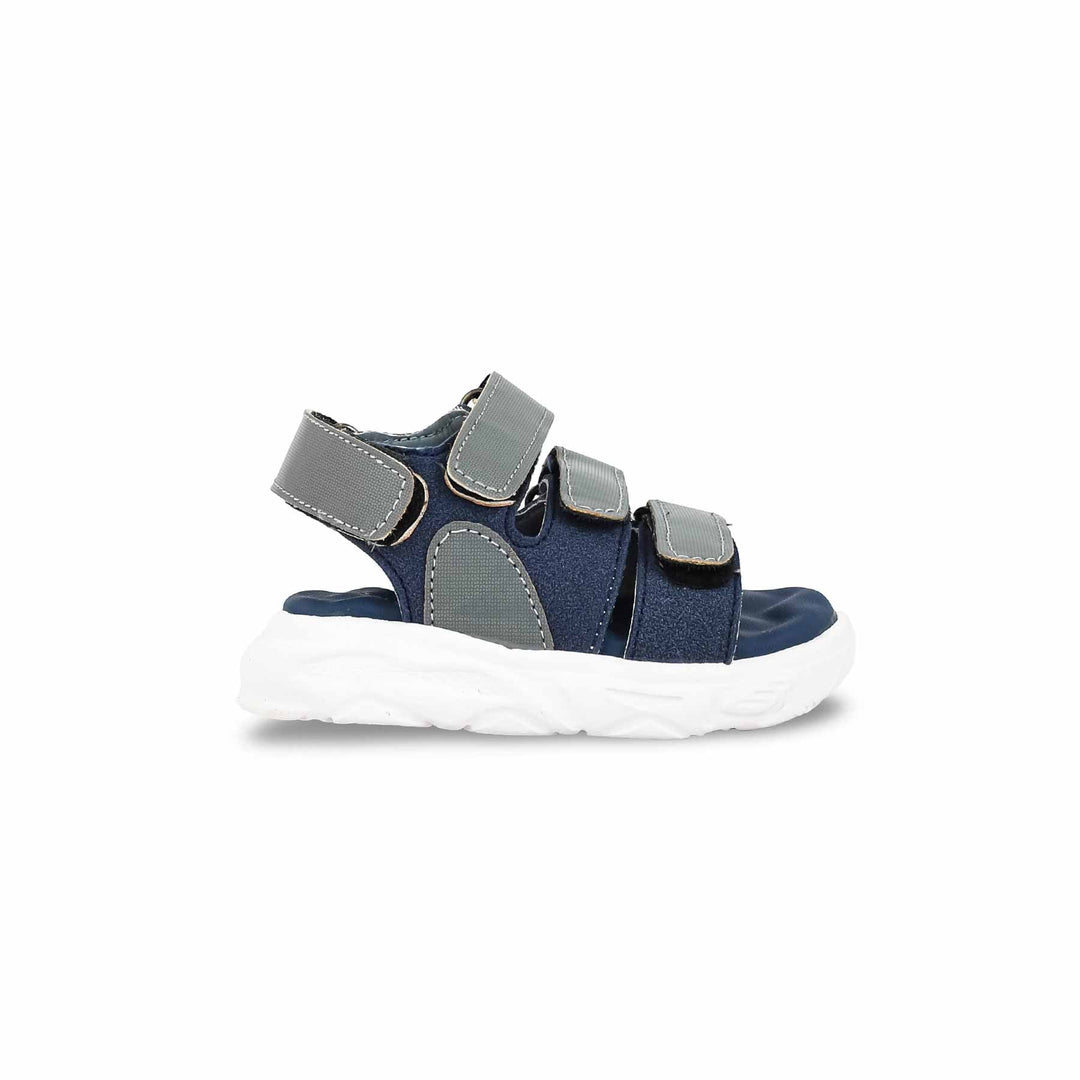 Boys Navy Formal Sandal KD4758