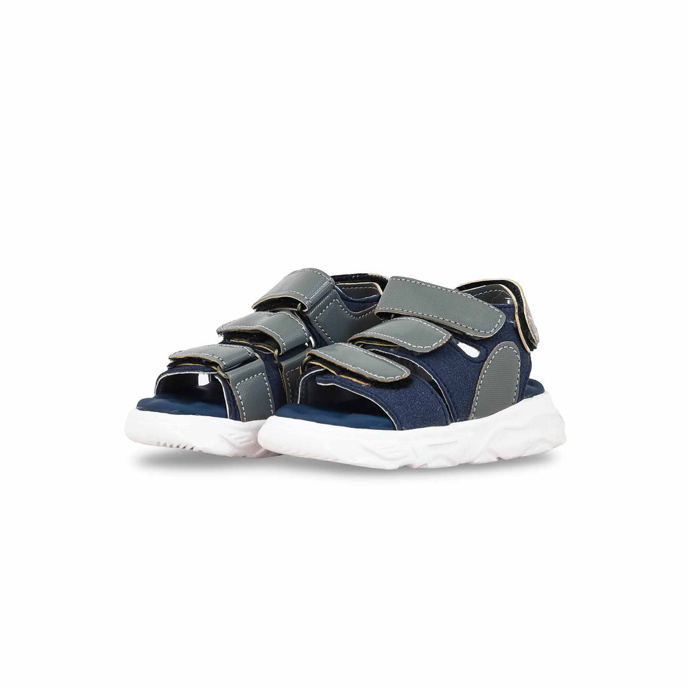 Boys Navy Formal Sandal KD4758