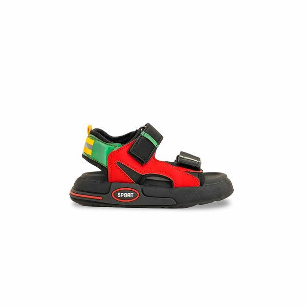 Boys Black Casual Sandal KD4759