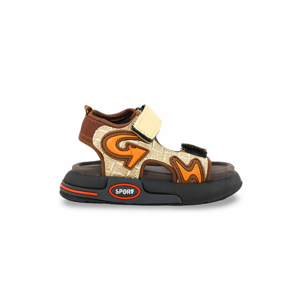 Boys Brown Casual Sandal KD4760