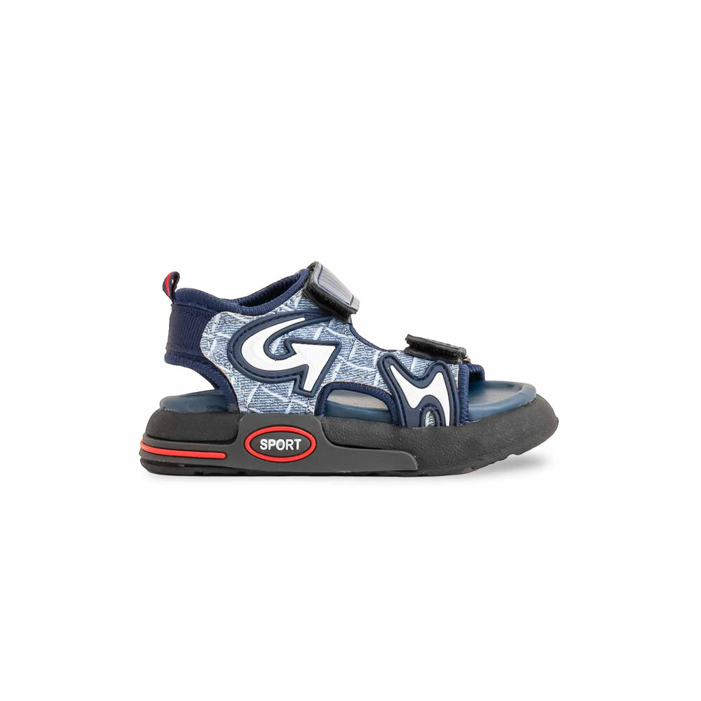 Boys Navy Casual Sandal KD4760
