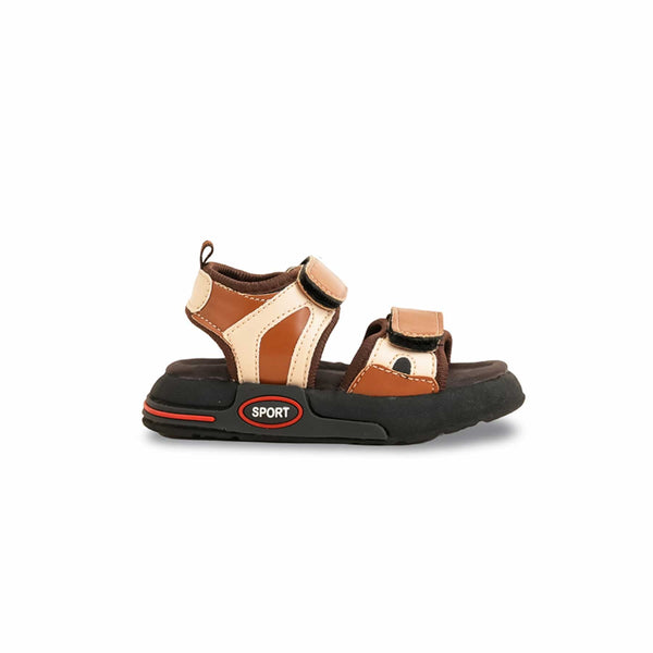 Boys Brown Casual Sandal KD4761