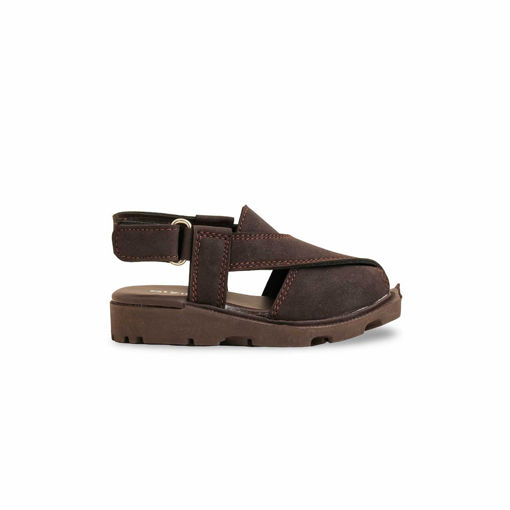 Boys Coffee Peshawari Chappal KD4780
