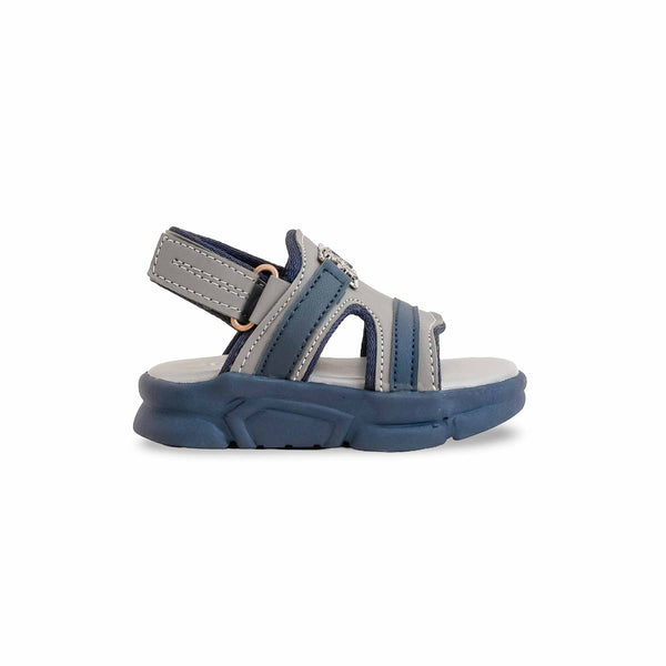 Boys Grey Formal Sandal KD4781