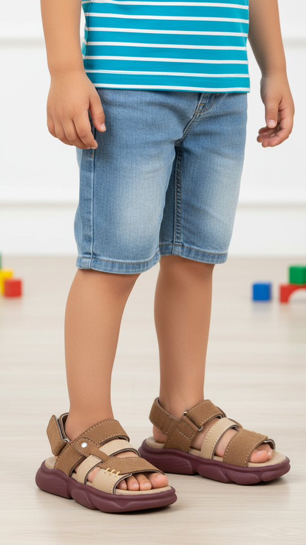 Boys Mustard Formal Sandal KD4788