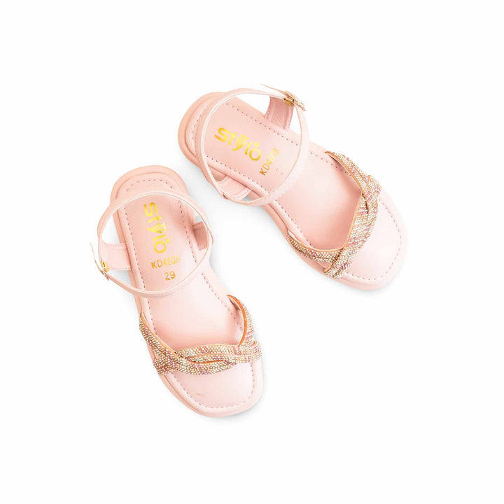 Girls Pink Fancy Sandal KD4808