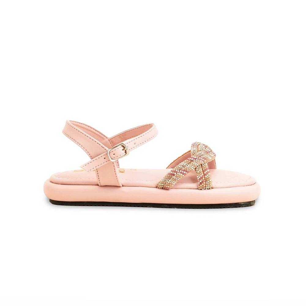 Girls Pink Fancy Sandal KD4808