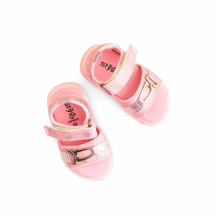Girls Pink Casual Sandal KD4830