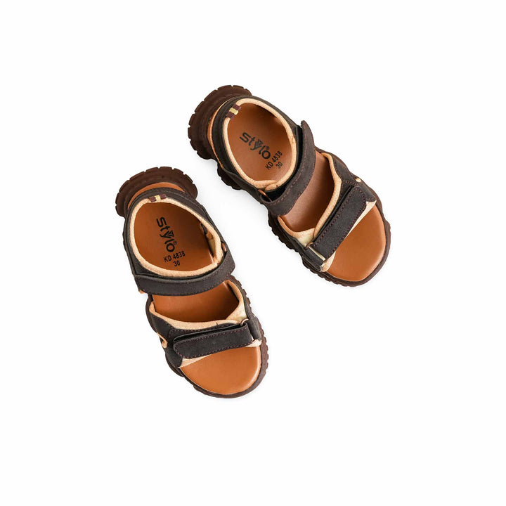 Boys Brown Casual Sandal KD4838