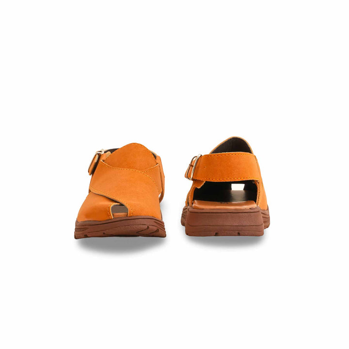 Boys Mustard Peshawari Chappal KD4840