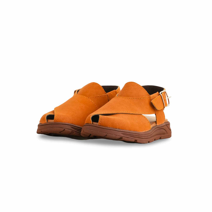 Boys Mustard Peshawari Chappal KD4840