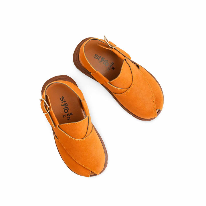 Boys Mustard Peshawari Chappal KD4840