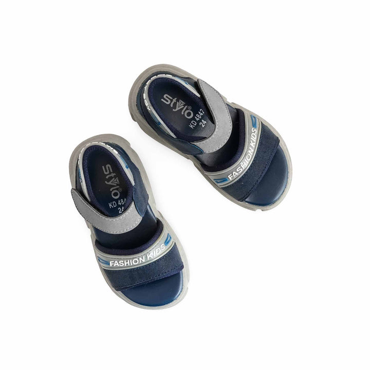 Boys Navy Formal Sandal KD4842