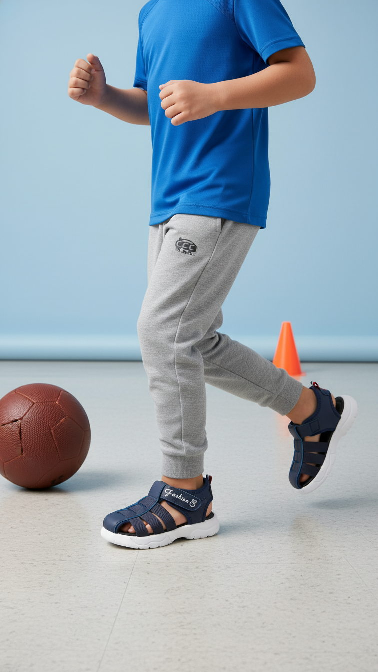 Babies Navy Casual Sandal KD4853