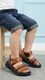Boys Brown Formal Sandal KD4858