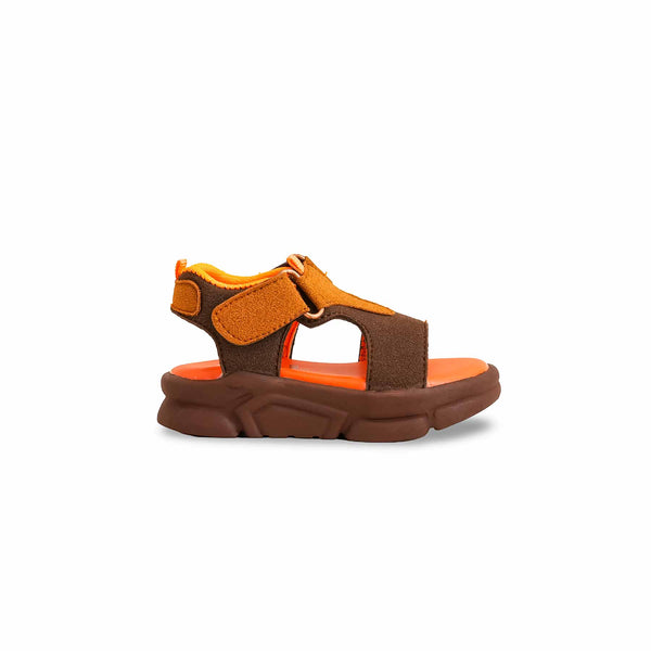 Boys Brown Formal Sandal KD4860