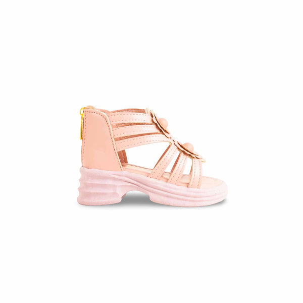 Girls Beige Formal Sandal KD4872