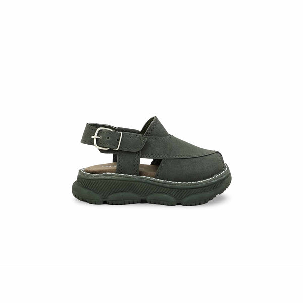 Boys Olive Peshawari Chappal KD4876