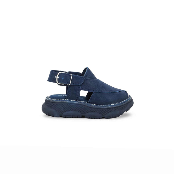 Boys Navy Peshawari Chappal KD4876