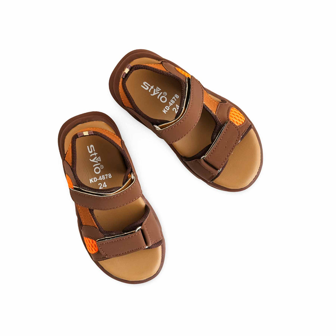 Boys Brown Casual Sandal KD4878