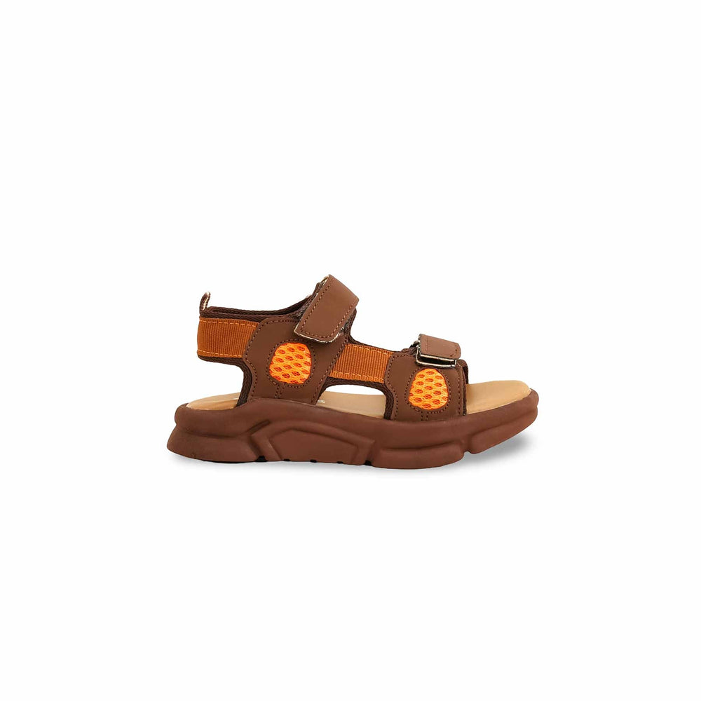 Boys Brown Casual Sandal KD4878