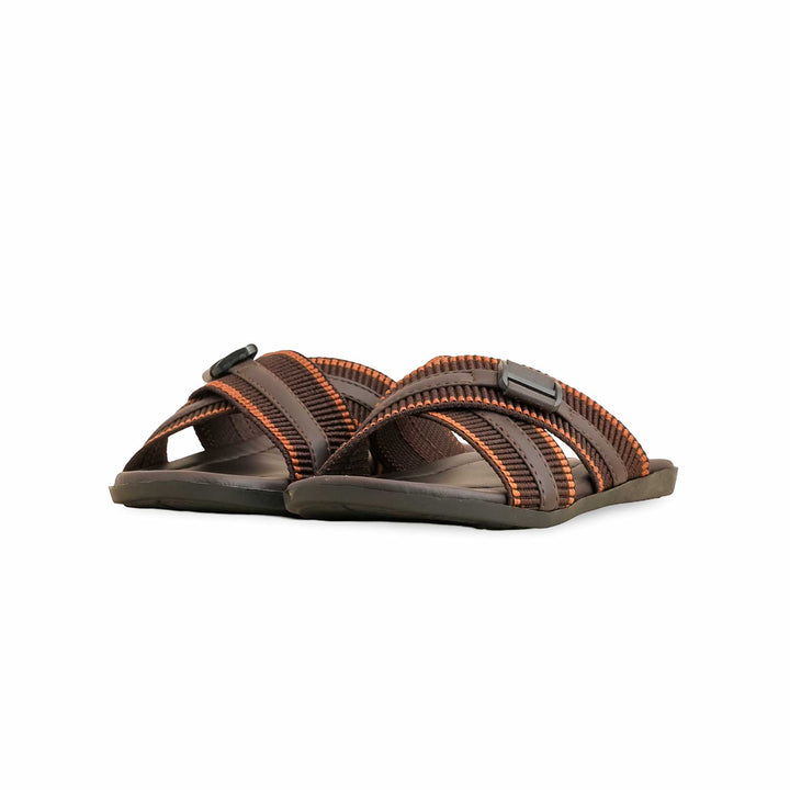 Boys Brown Casual Slipper KD4881