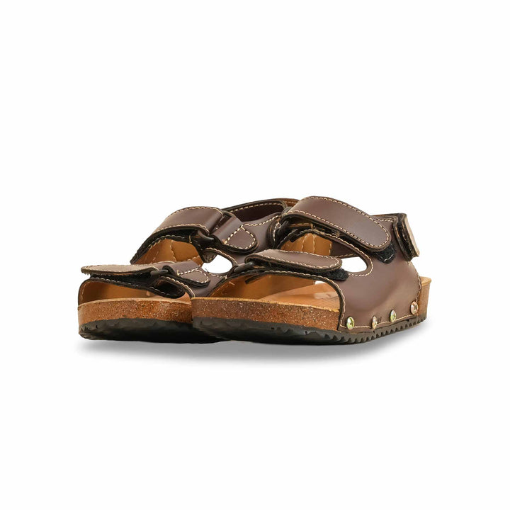 Boys Coffee Formal Sandal KD4886