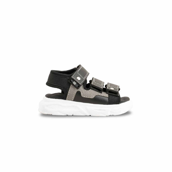 Boys Black Casual Sandal KD4895