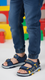 Boys Navy Casual Sandal KD4899