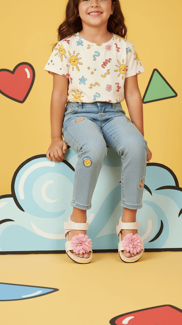 Babies Pink Formal Sandal KD4911