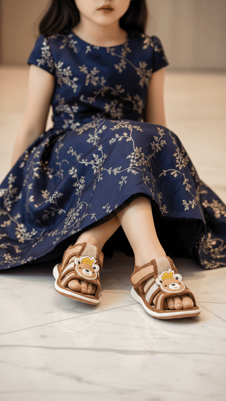 Babies Brown Casual Sandal KD4915