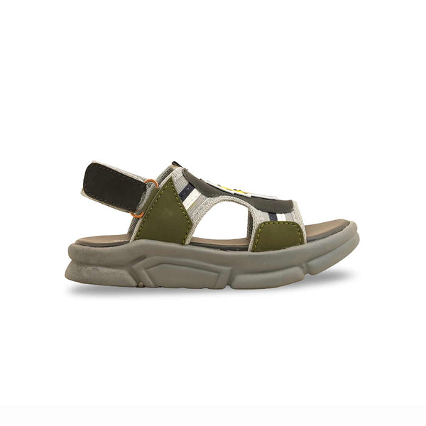 Boys Black Casual Sandal KD4926