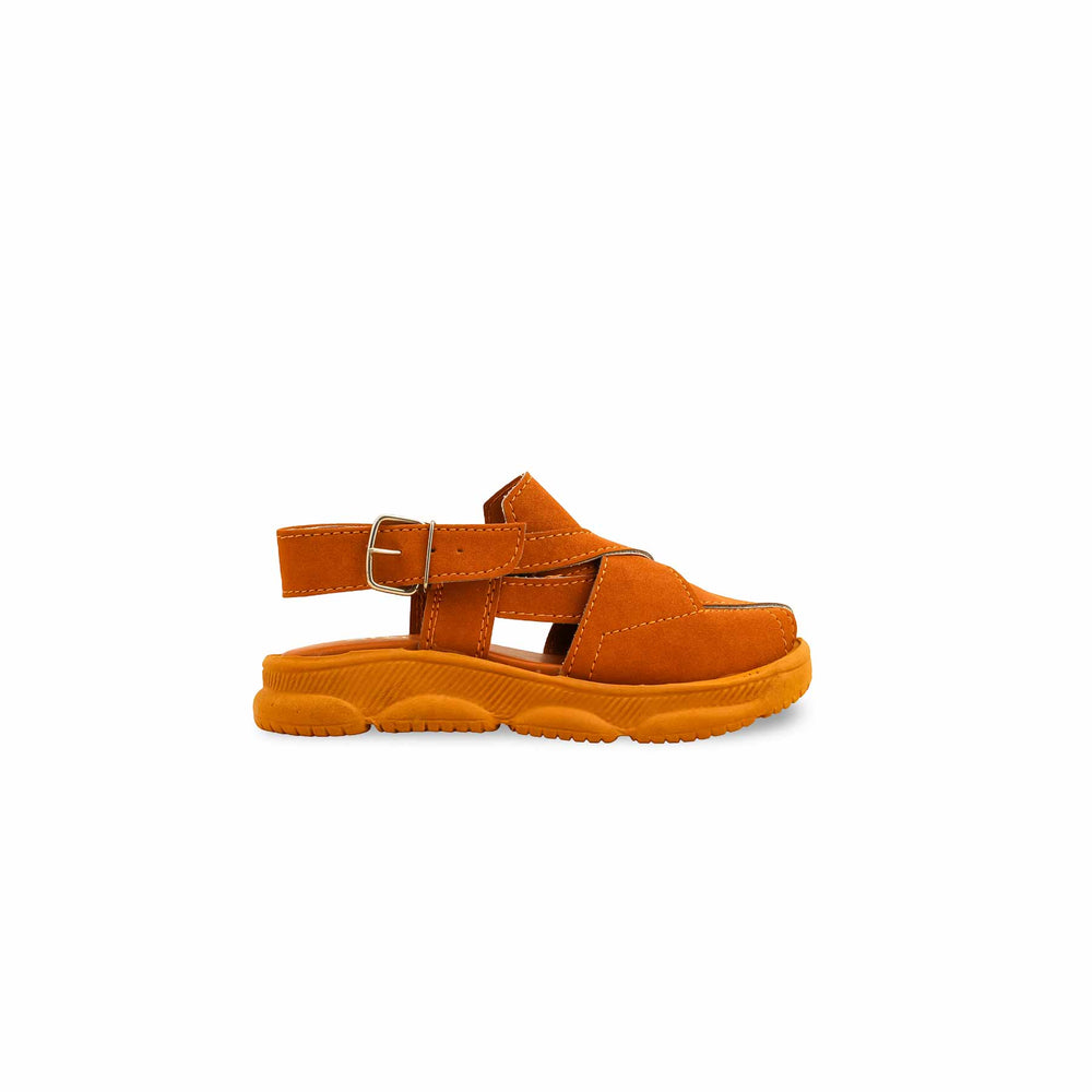 Boys Mustard Peshawari Chappal KD4928