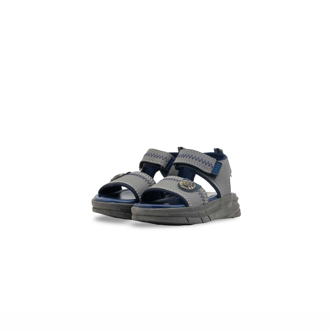 Boys Grey Casual Sandal KD4936