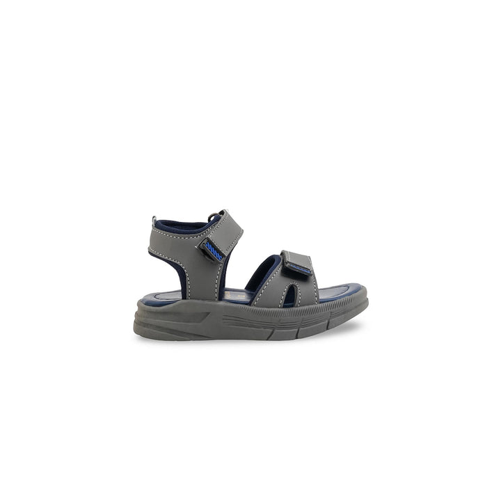 Boys Grey Casual Sandal KD4938
