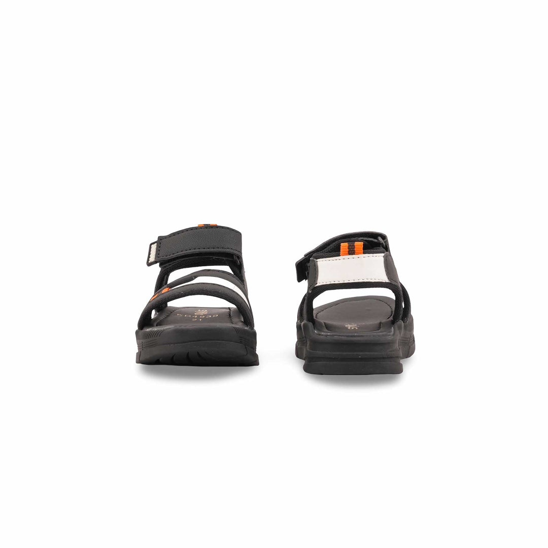 Boys Black Casual Sandal KD4939