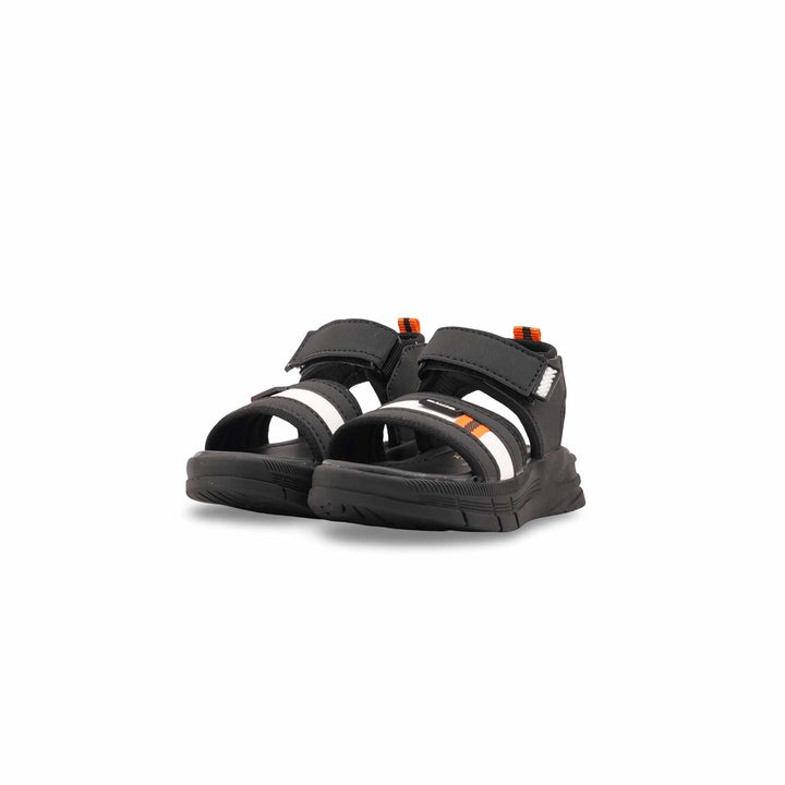 Boys Black Casual Sandal KD4939