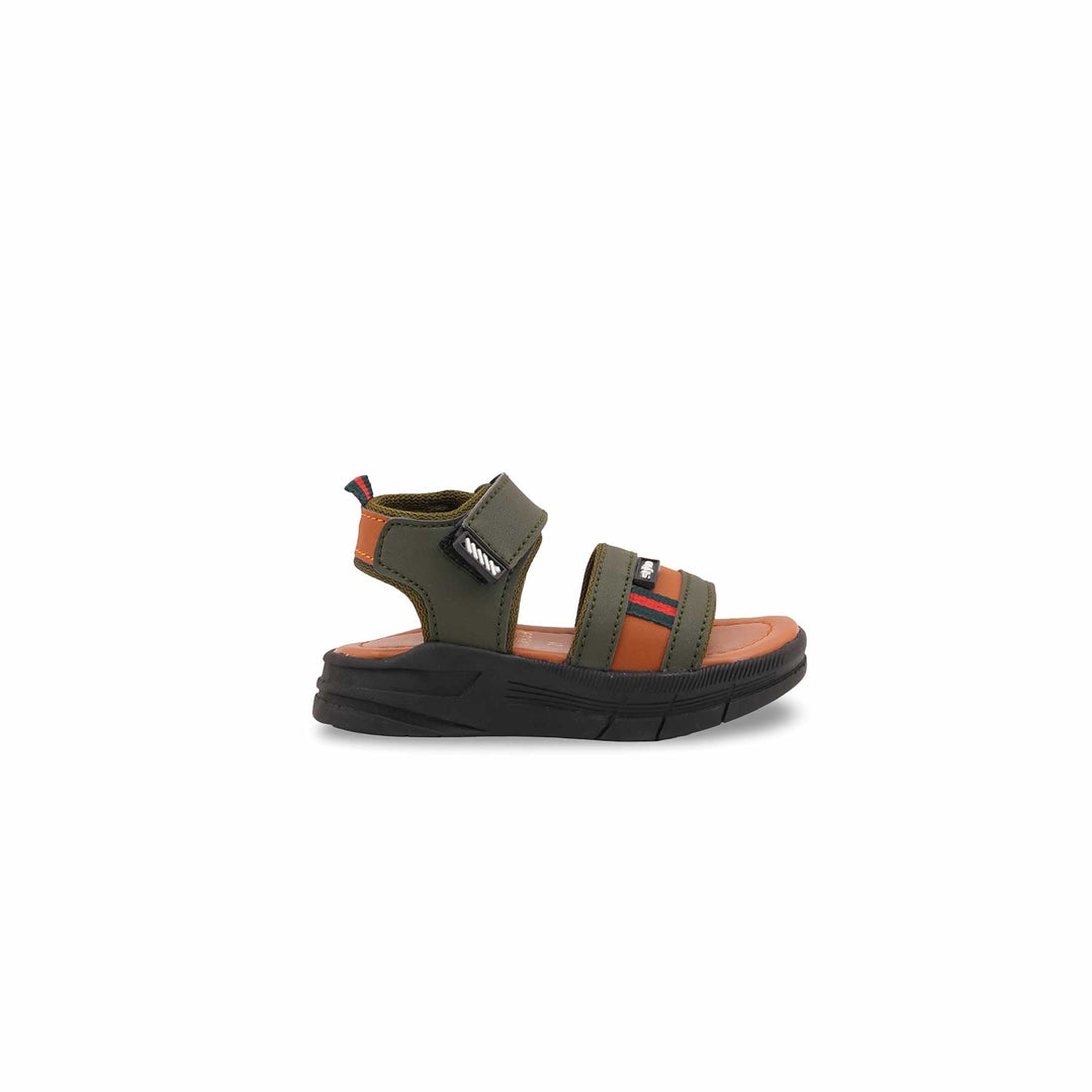 Boys Green Casual Sandal KD4939