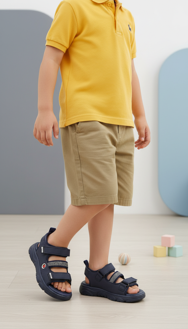 Boys Navy Casual Sandal KD4940