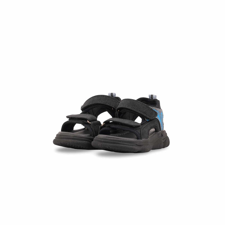 Boys Black Casual Sandal KD4942