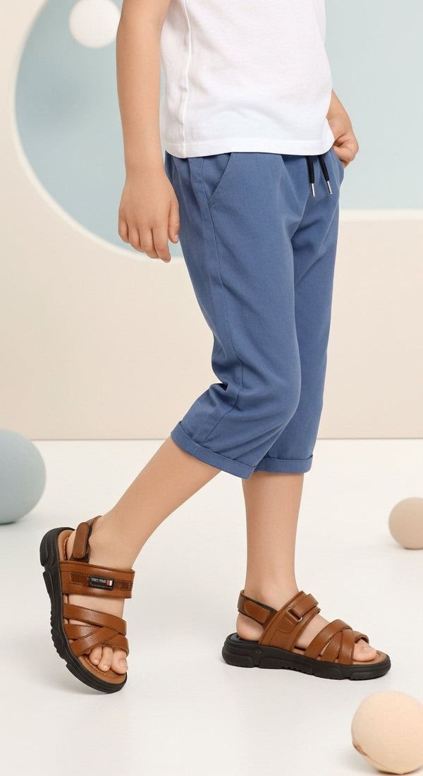 Boys Brown Formal Sandal KD4945